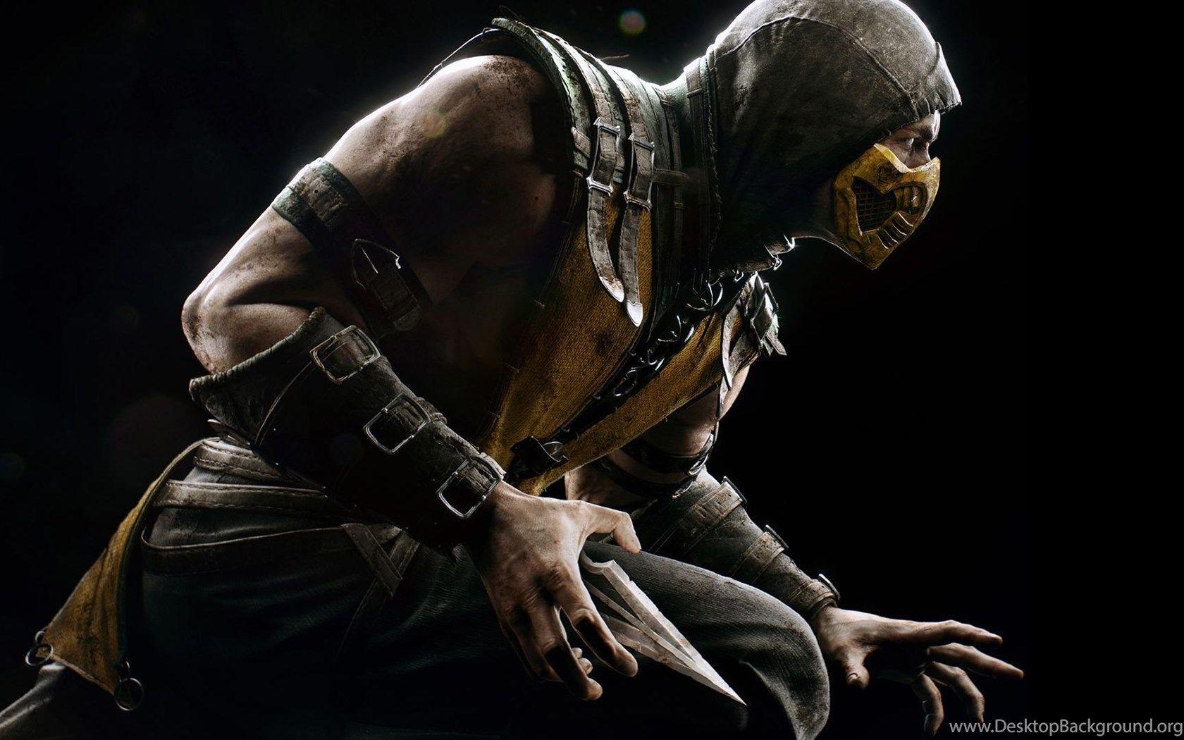 1680x1050 Mortal Kombat Scorpion Wallpaper HD Resolution Desktop Background