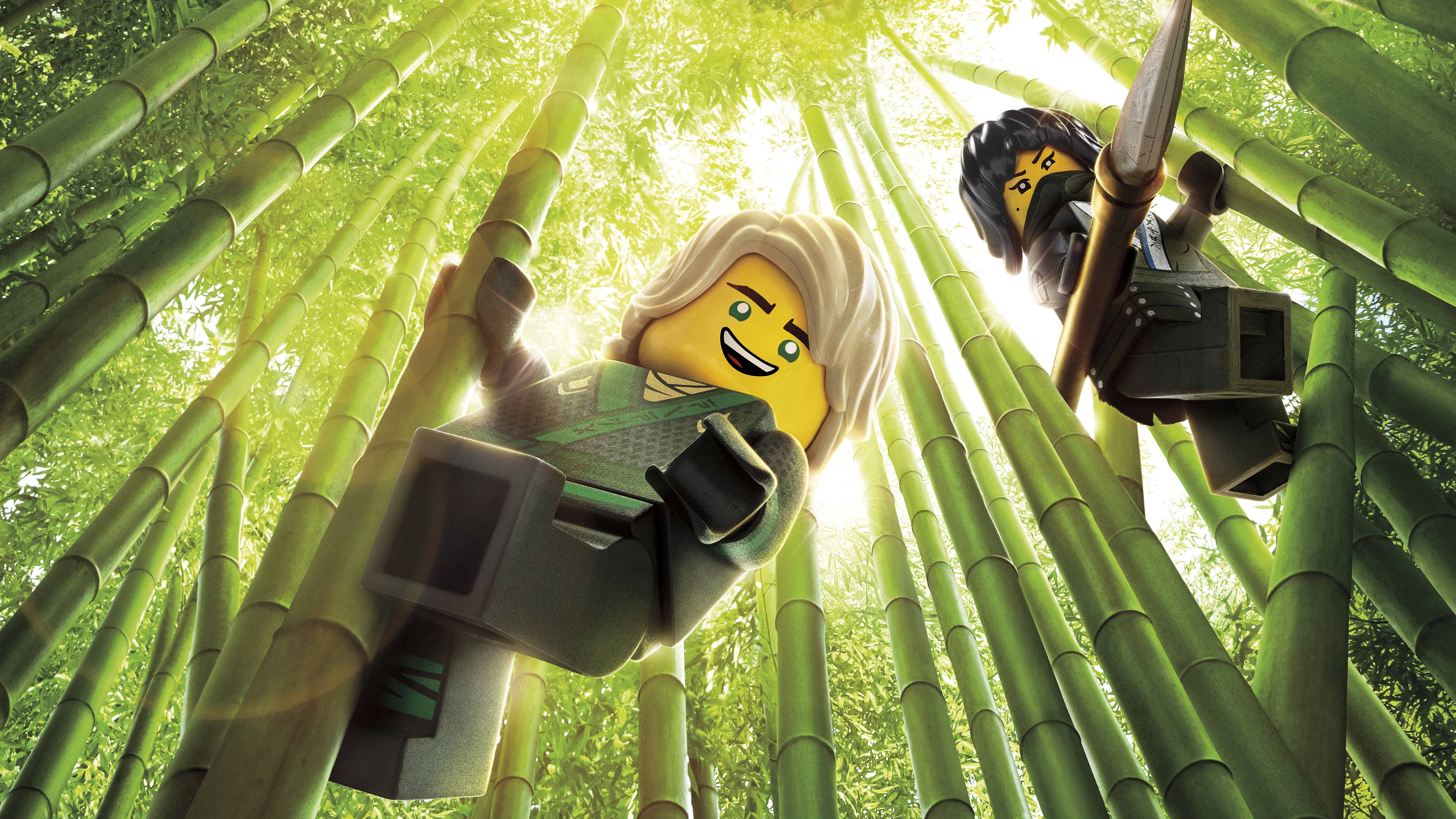 7680x4320 The Lego Ninjago Movie Nya Lloyd UHD 8K Wallpaper