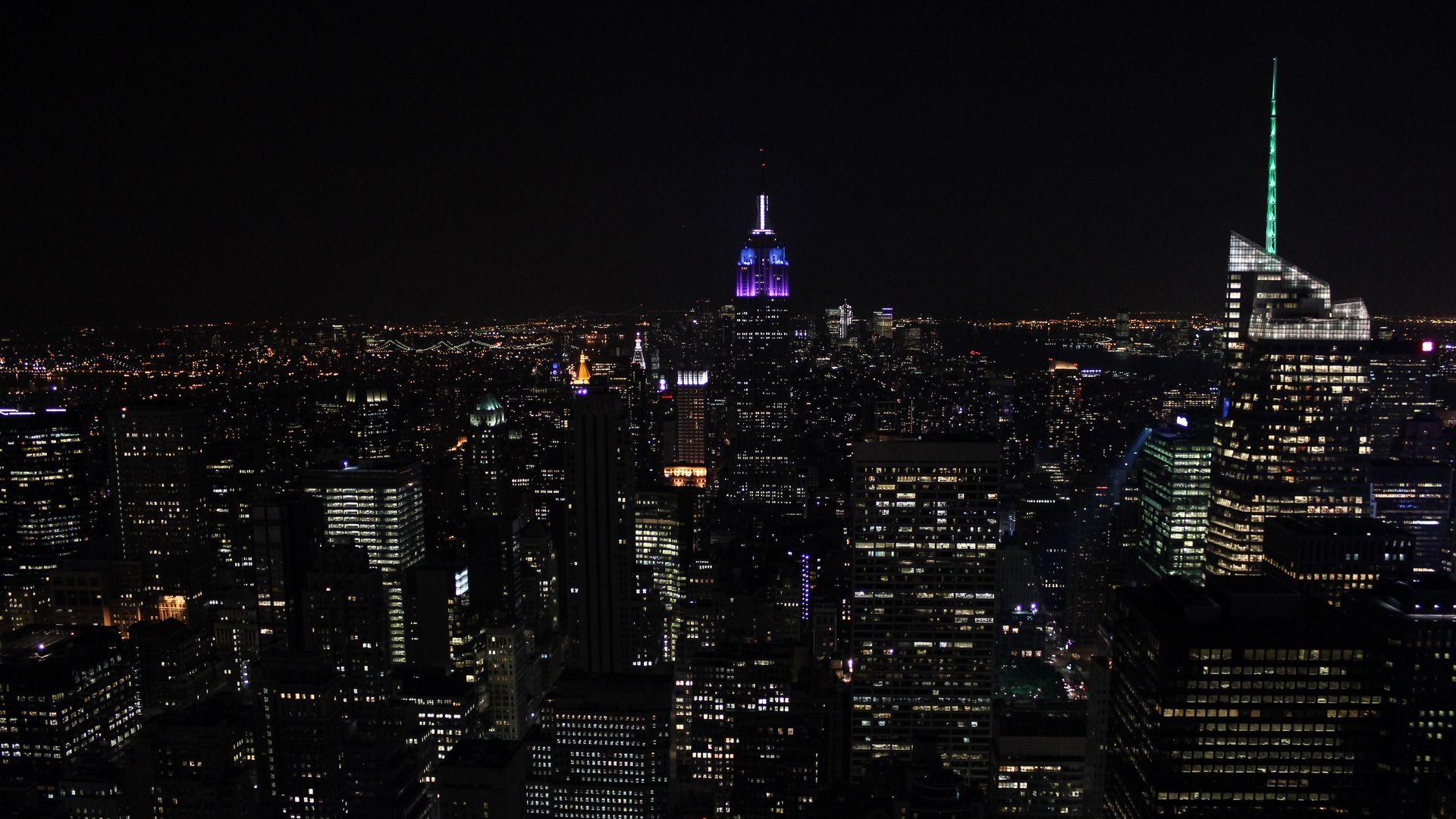 1920x1080 Best Of Full HD Night New York City Wallpaper wallpaper
