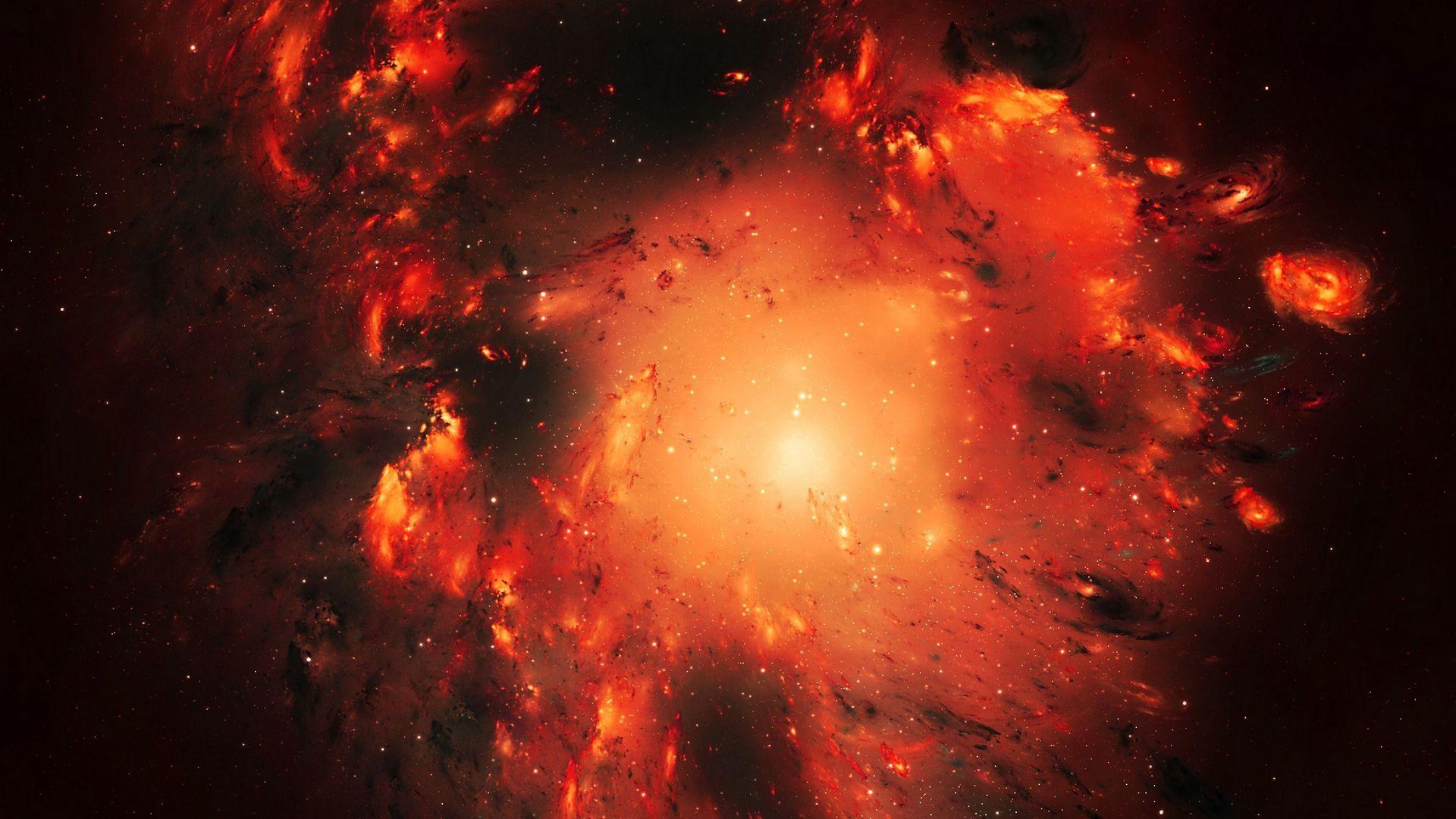 Orange Space 4K Wallpapers Top Free Orange Space 4K Backgrounds