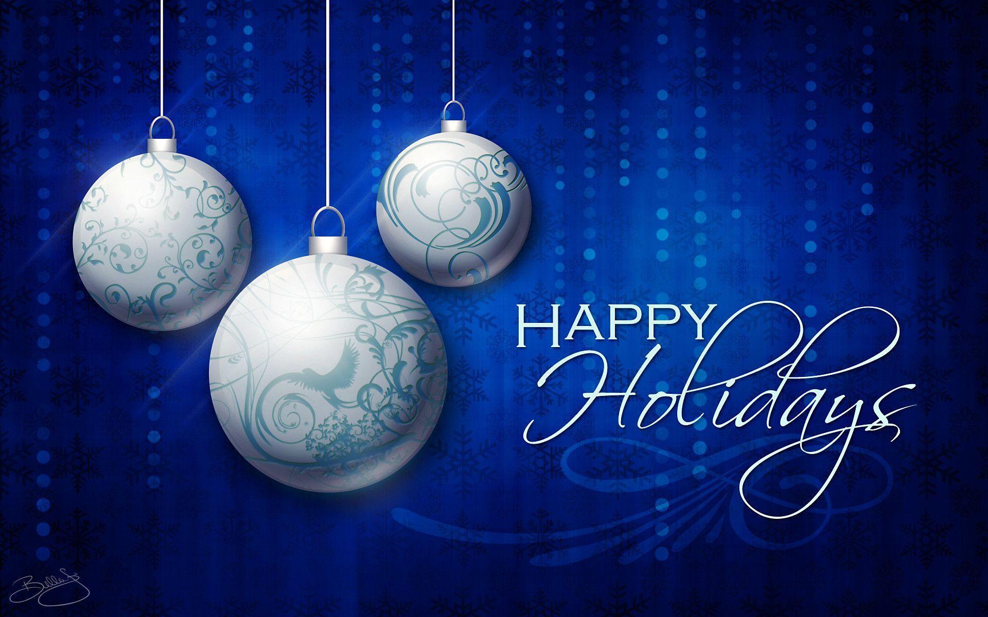 1920x1200 Happy Holidays Wallpaper