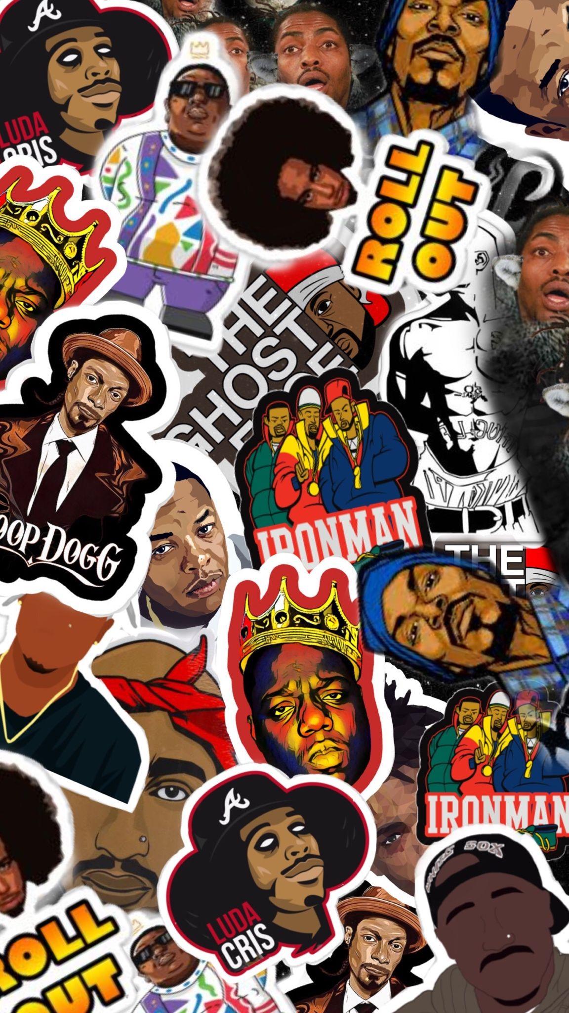1152x2048 Cool Animated Wallpaper Rappers Wallpaper & Background Download