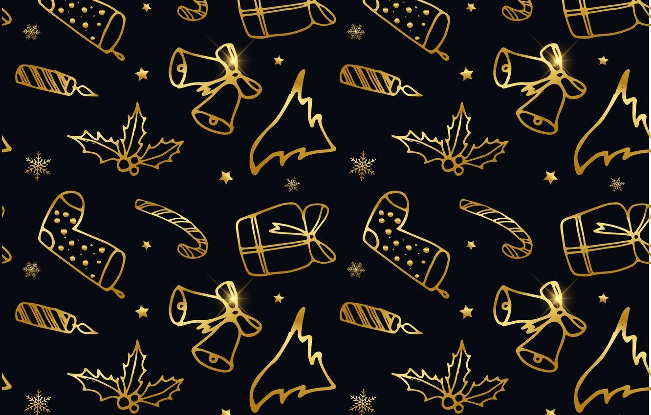Black And Gold Christmas Wallpapers Top Free Black And Gold Christmas