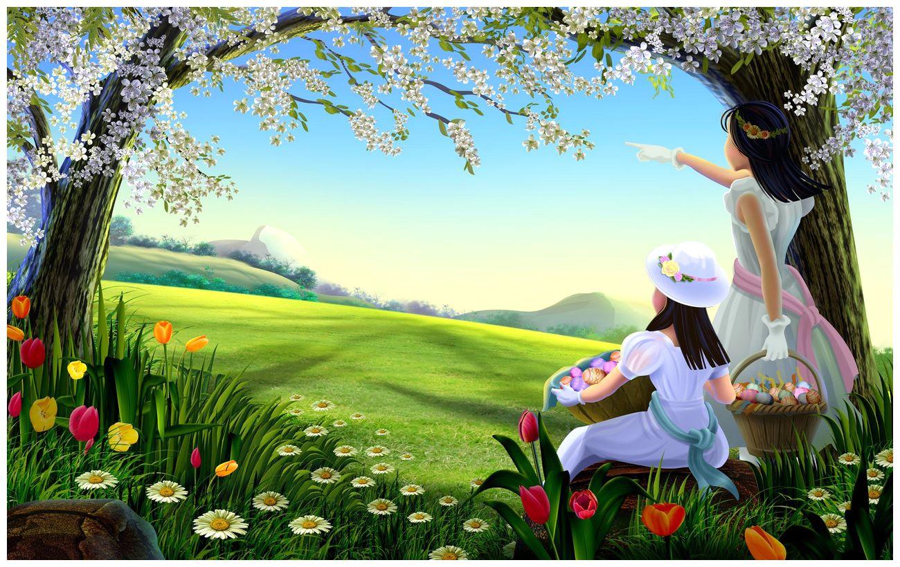 1300x820 Beautiful Cartoon Wallpaper HD for Kids Free Download