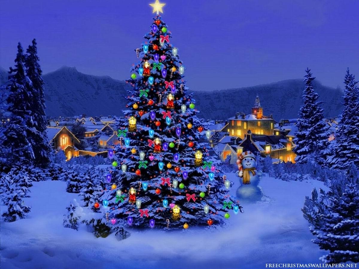 1200x900 Daniel Sierra: Best Christmas Tree and Santa Claus Wallpaper for Desktop free Background