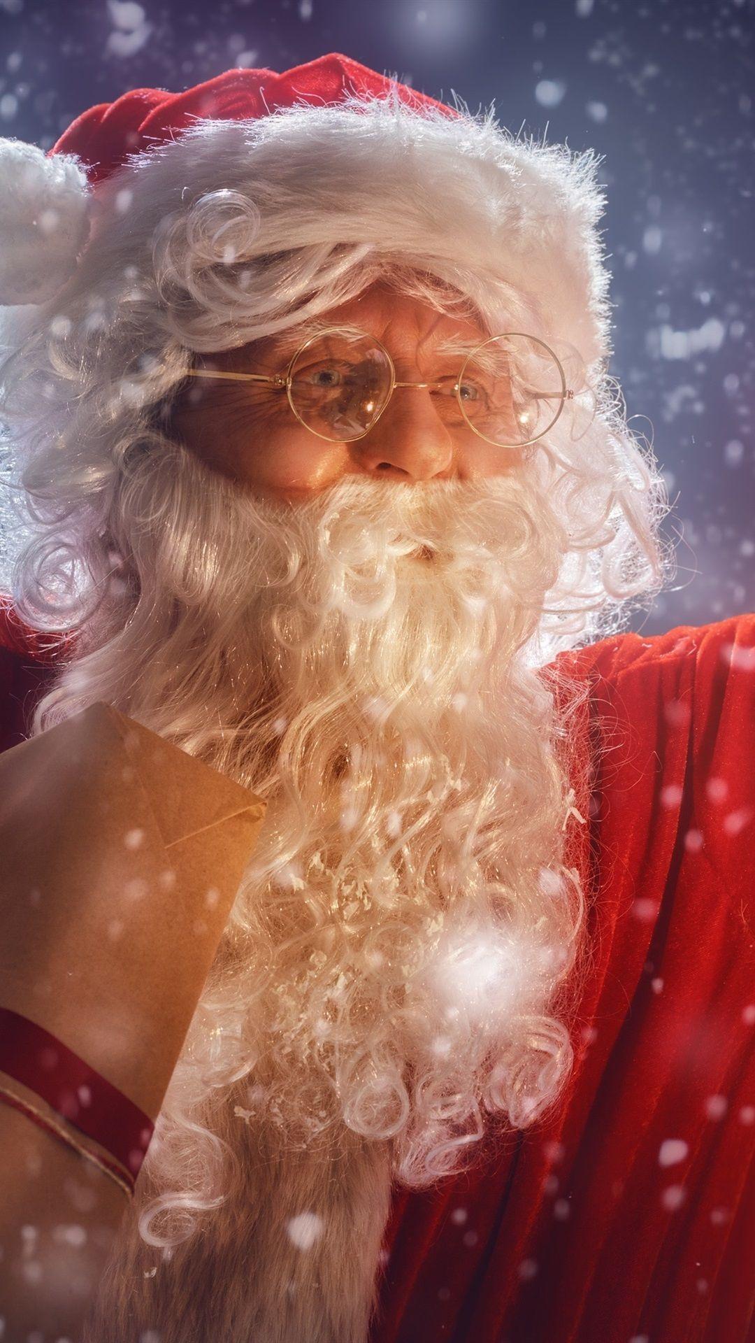 1080x1920 Christmas, Santa Claus, Gifts, Snow, Lantern 1080x1920 IPhone 8 7 6 6S Plus Wallpaper, Background, Picture, Image