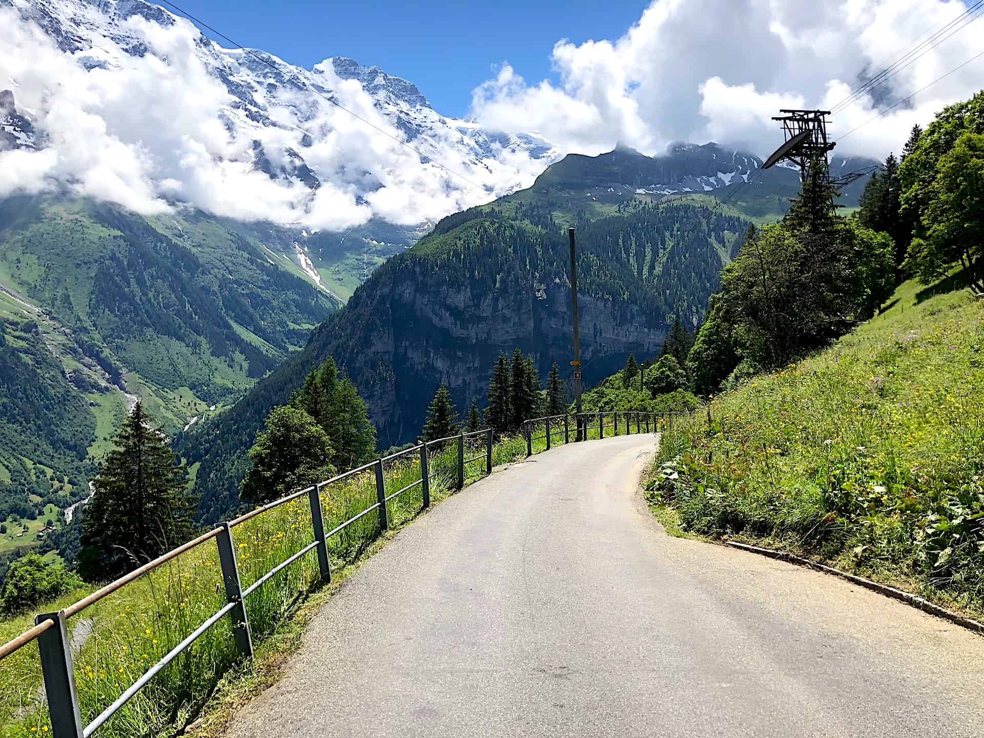 1920x1440 The Murren to Gimmelwald Trail. A Hike for Everyone