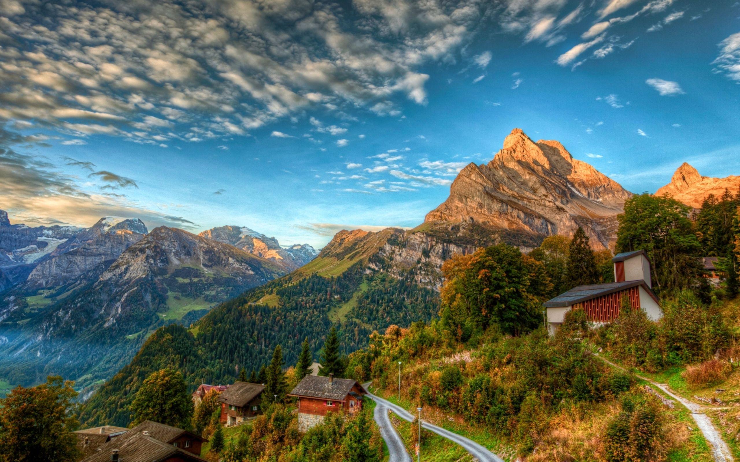 2560x1600 Swiss Alps Wallpaper
