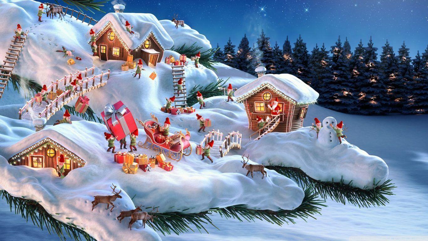 1366x768 Santa Claus Desktop Wallpaper 1920×1080 High Resolution