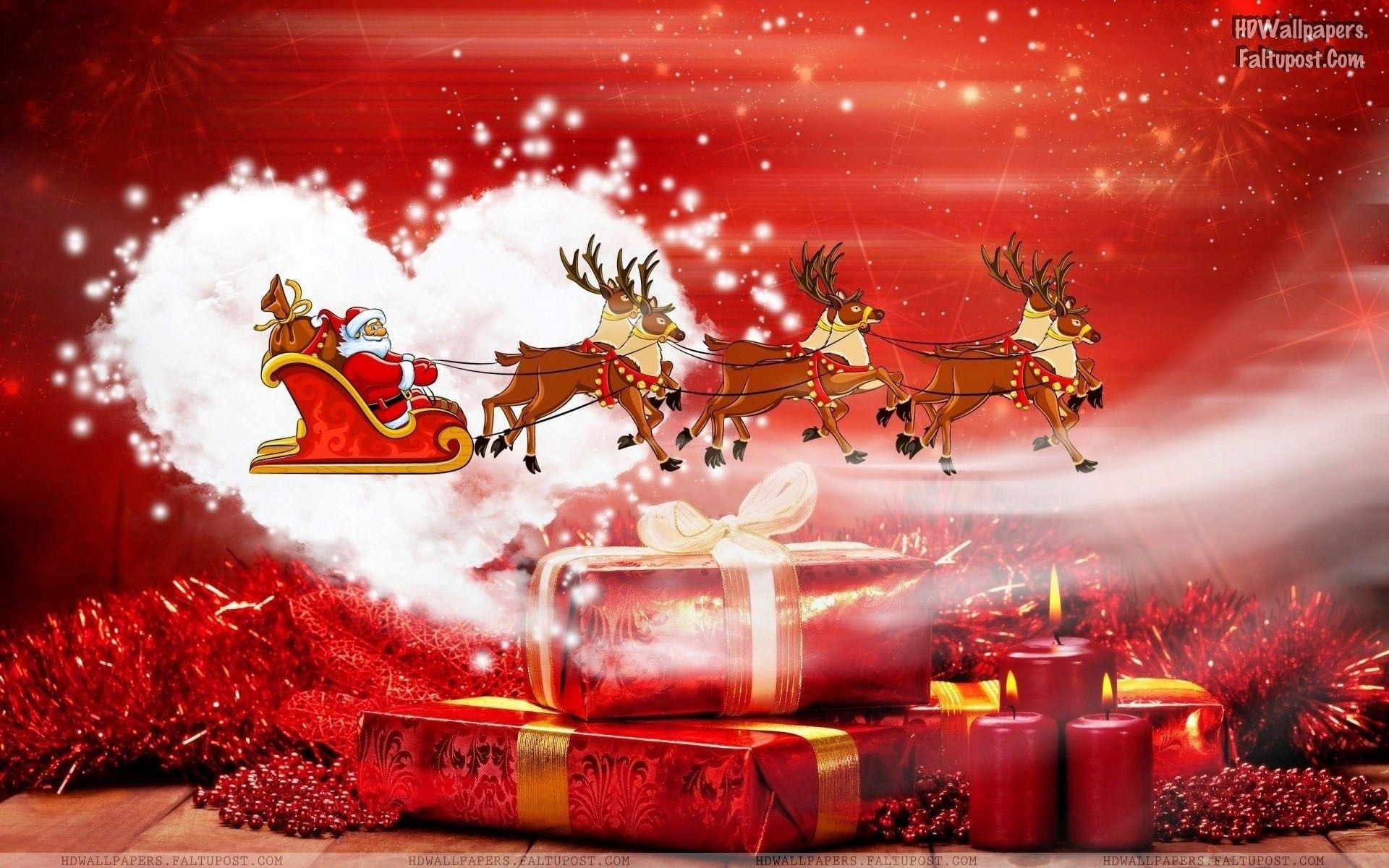 1920x1200 Christmas Santa Claus HD Wallpaper