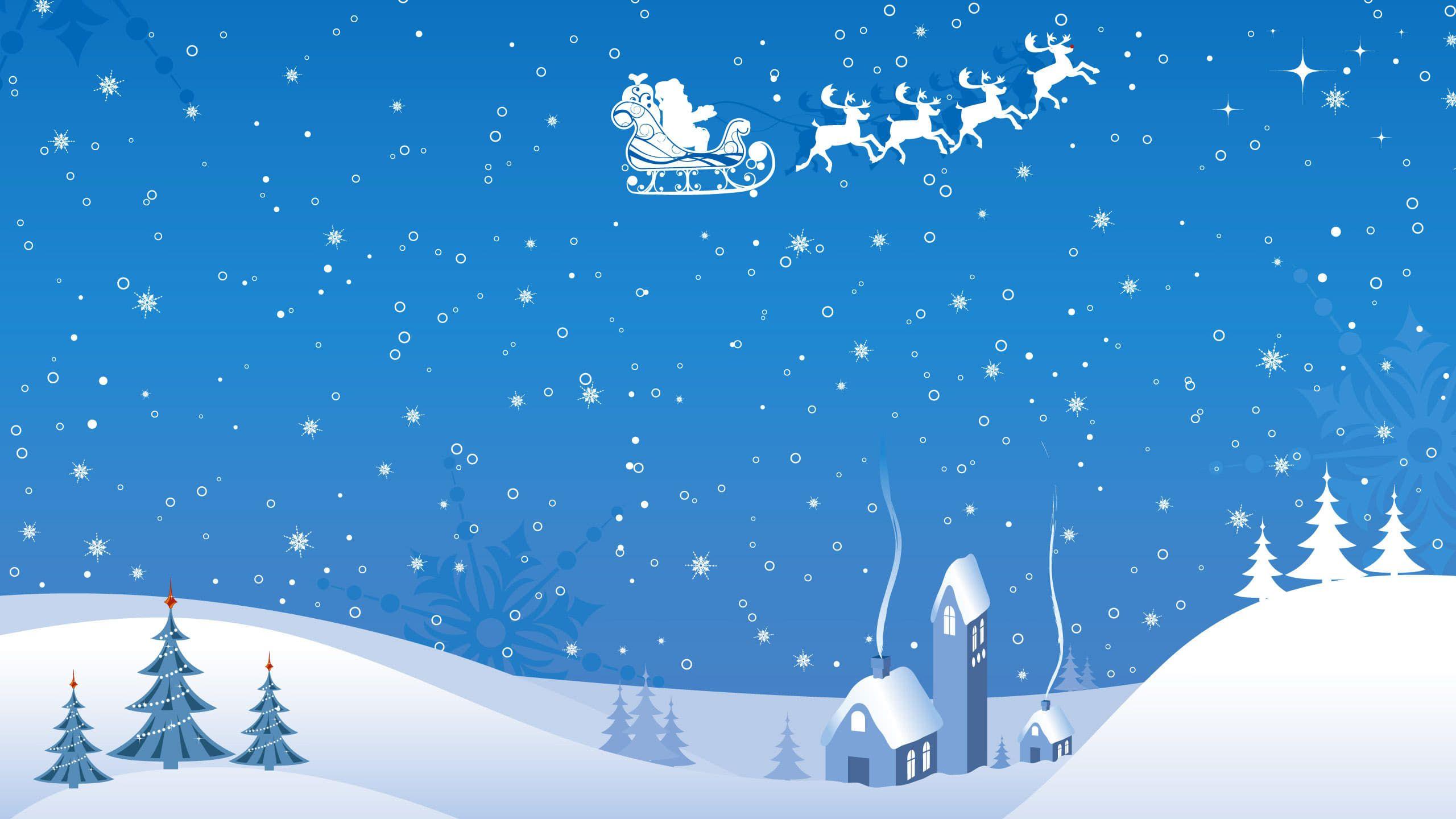 2560x1440 Christmas Santa Claus WQHD 1440P Wallpaper