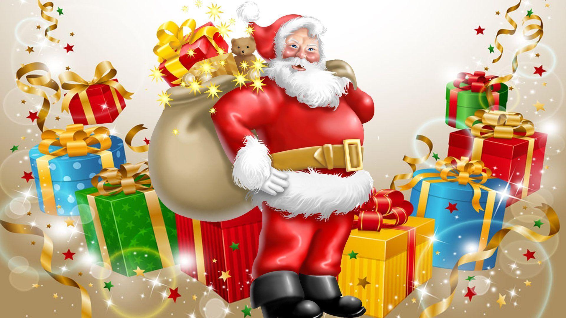 1920x1080 Santa Desktop Wallpaper