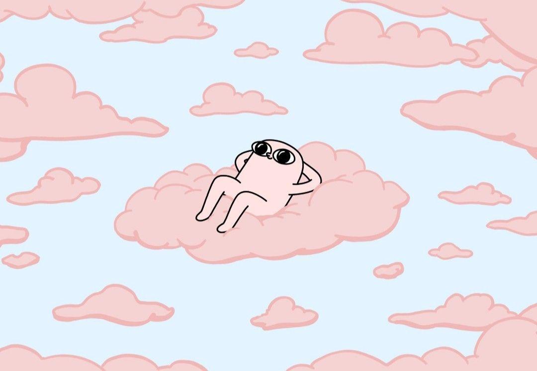 1080x747 Aesthetic Cartoon Wallpaper For Laptop