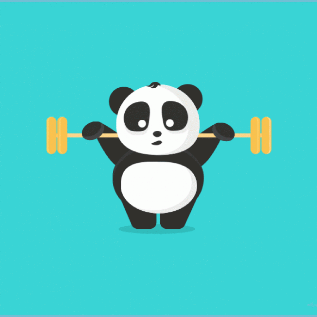 1024x1024 Workout with panda Cute panda cartoon, Cute panda drawing panda cartoon wallpaper