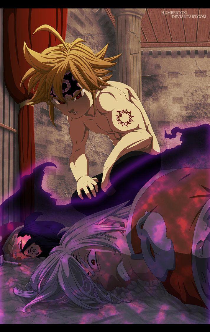 712x1123 Meliodas Demon King Wallpaper