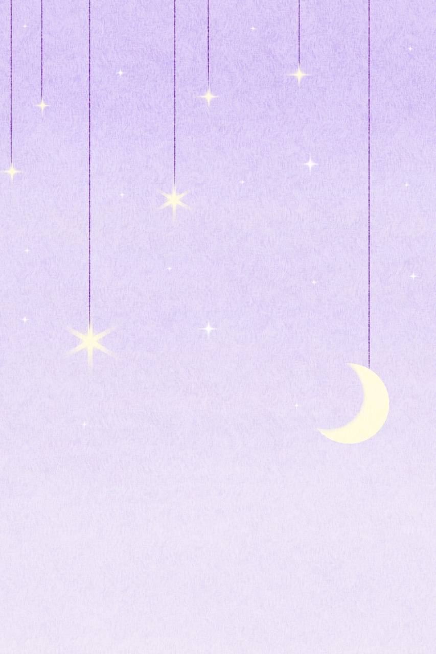853x1280 star and moon wallpaper