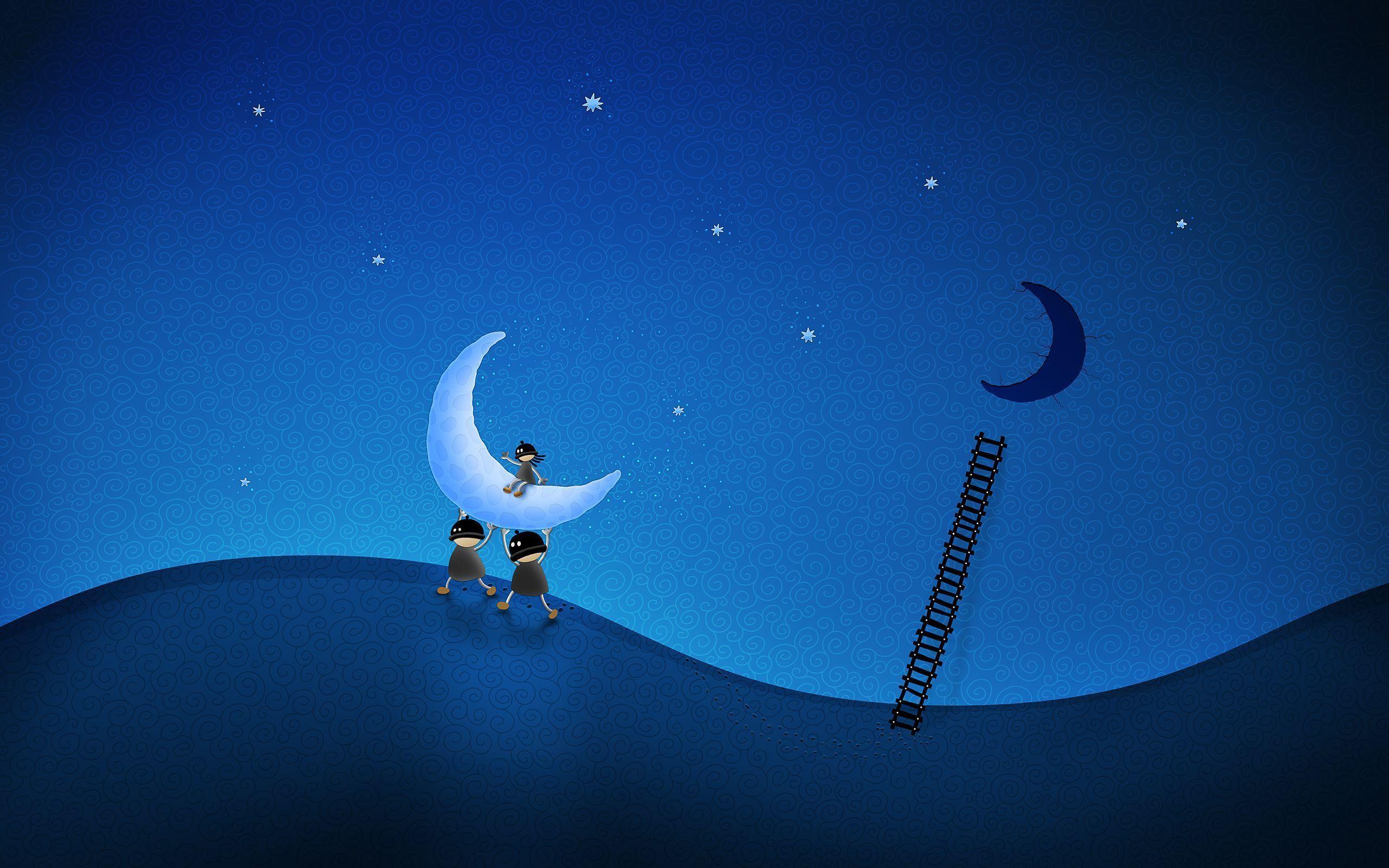 2560x1600 Moon Wallpaper HD