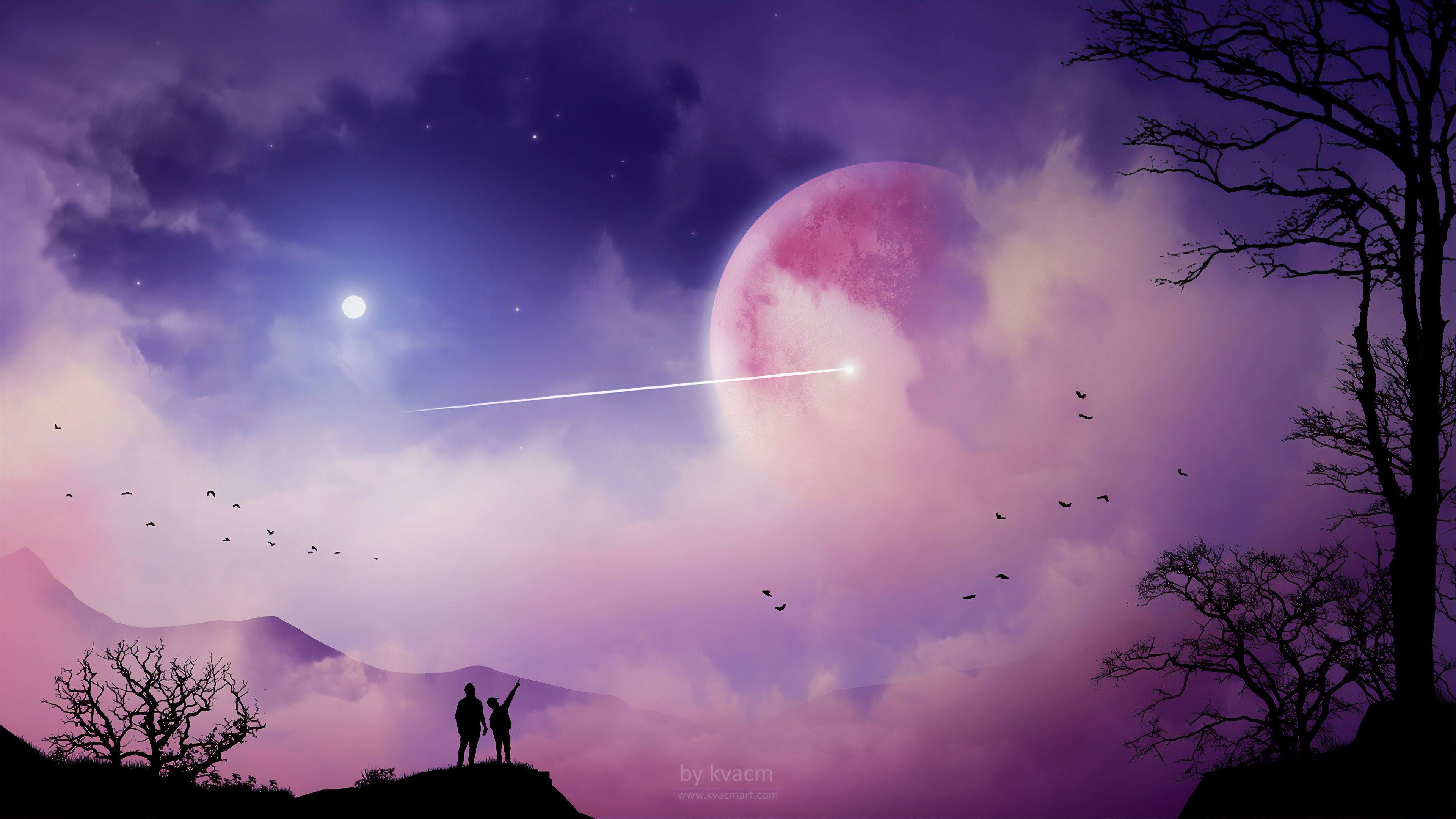 3840x2160 Wish Upon A Shooting Star 4k, HD Artist, 4k Wallpaper, Image, Background, Photo and Picture