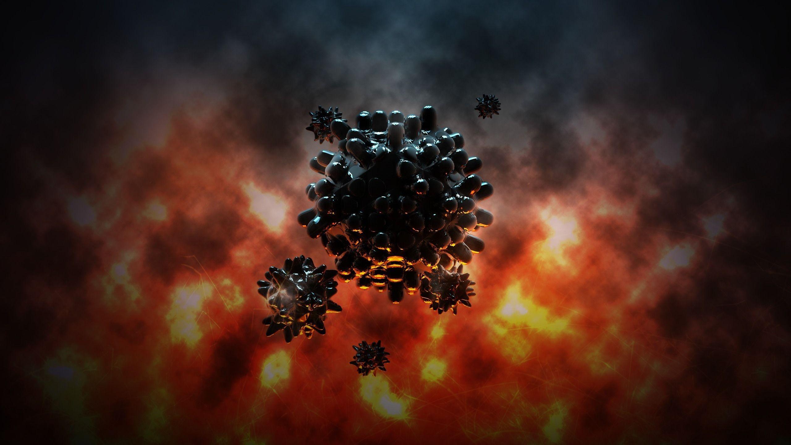 2560x1440 Creative Explosion Wallpaper HD