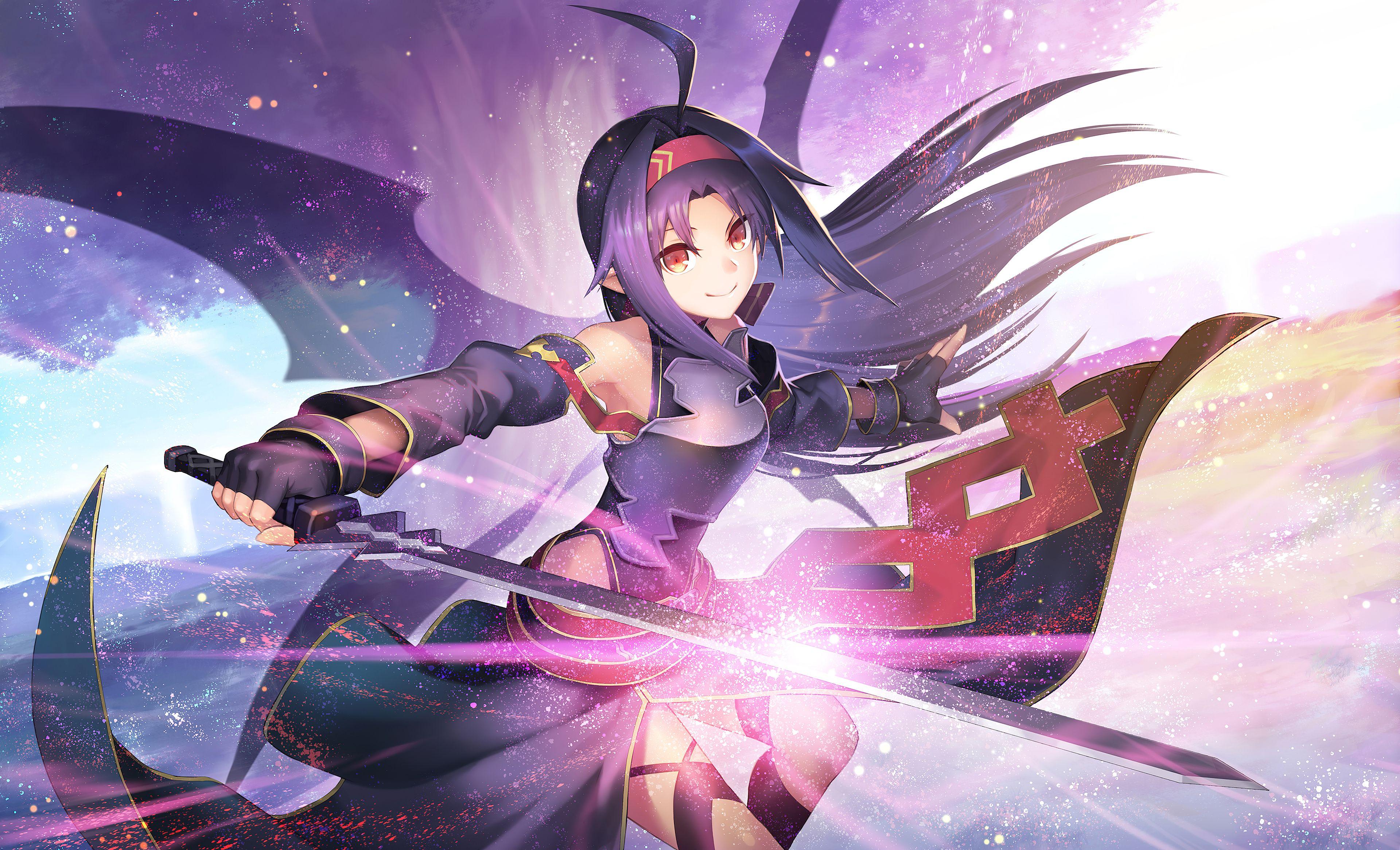 3840x2333 Anime Wallpaper 4k Sao