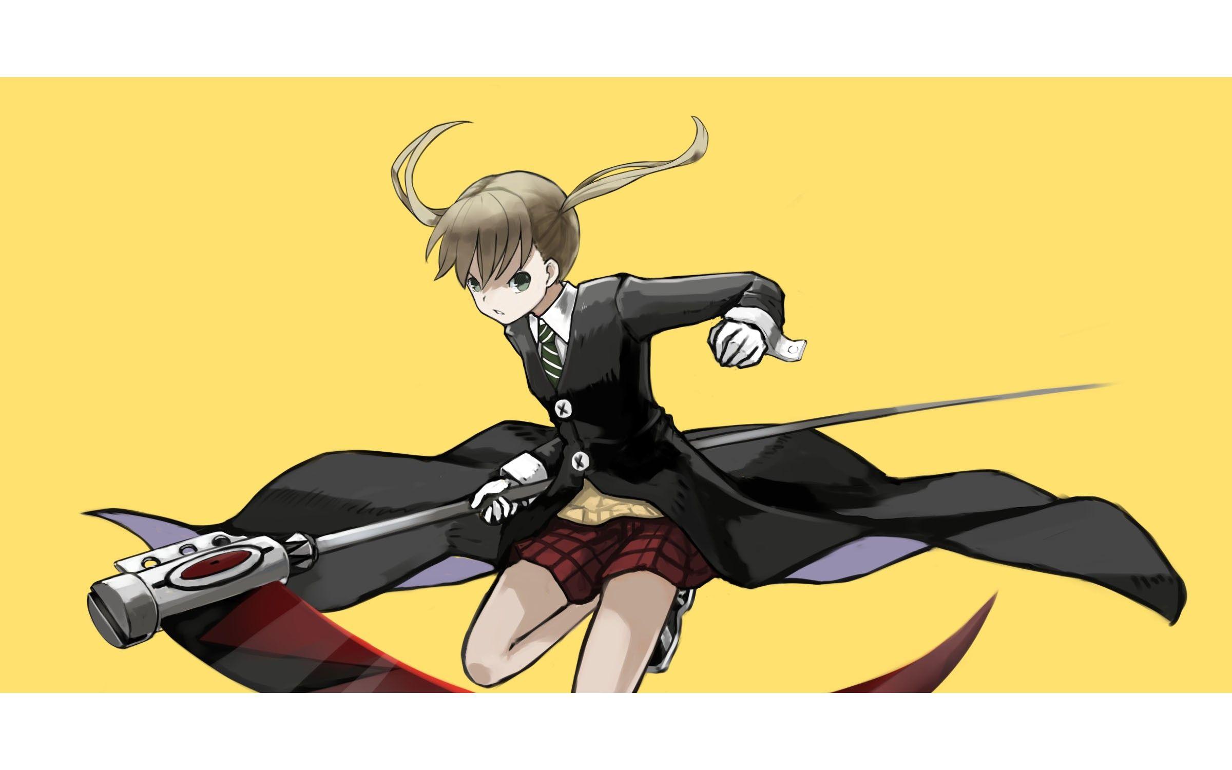 2400x1500 Soul Eater Anime Girls Maka Albarn Soul Evans Anime Wallpaper:2400x1500