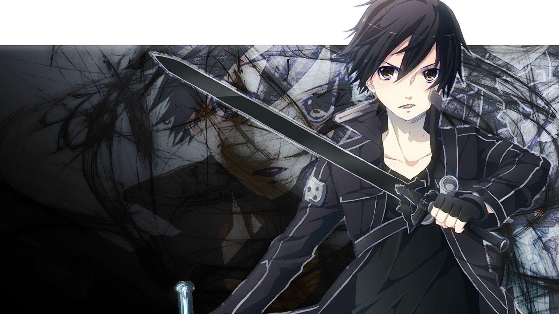 1920x1080 Kirito Wallpaper HD - Anime Wallpaper Sword Art Online Kirito - HD Wallpaper & Background Download https://wallpaperaccess.com/full/5117468.jpg