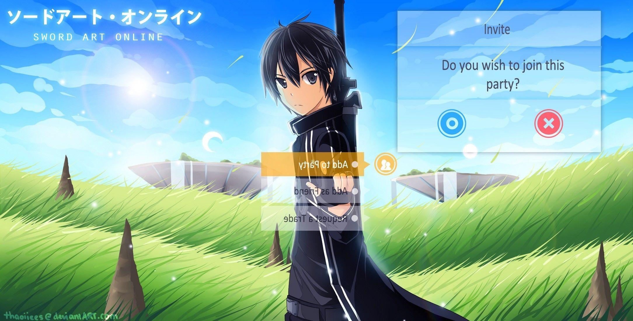 2169x1099 Sword Art Online, Kirigaya Kazuto, Anime Wallpaper Art Online Background Phone HD Wallpaper