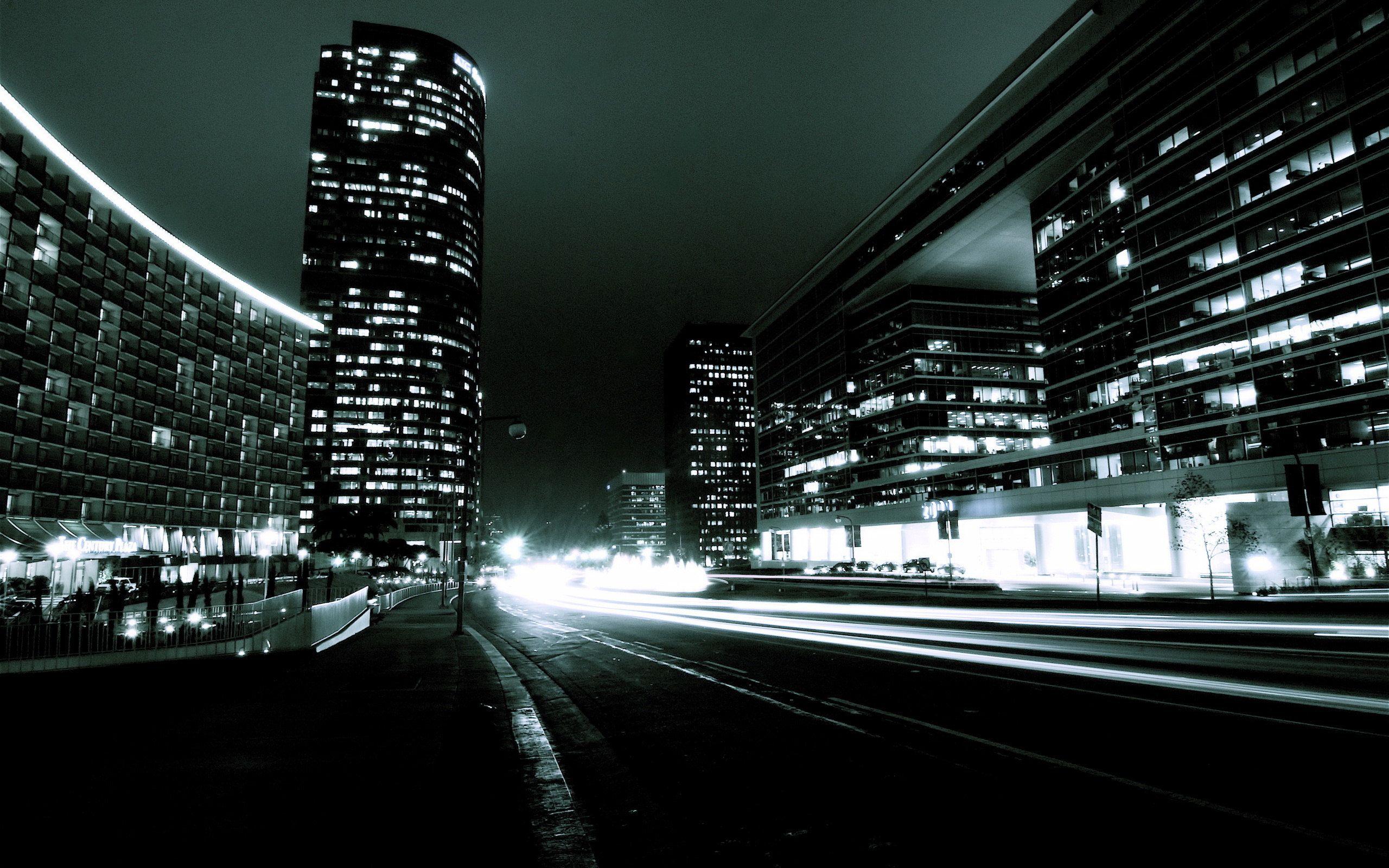 2560x1600 Night City Wallpaper