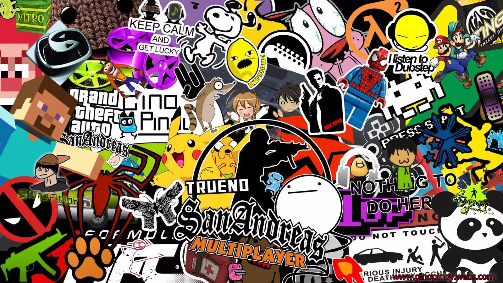 1600x900 Sticker Wallpaper › Bomb Video Games HD Wallpaper