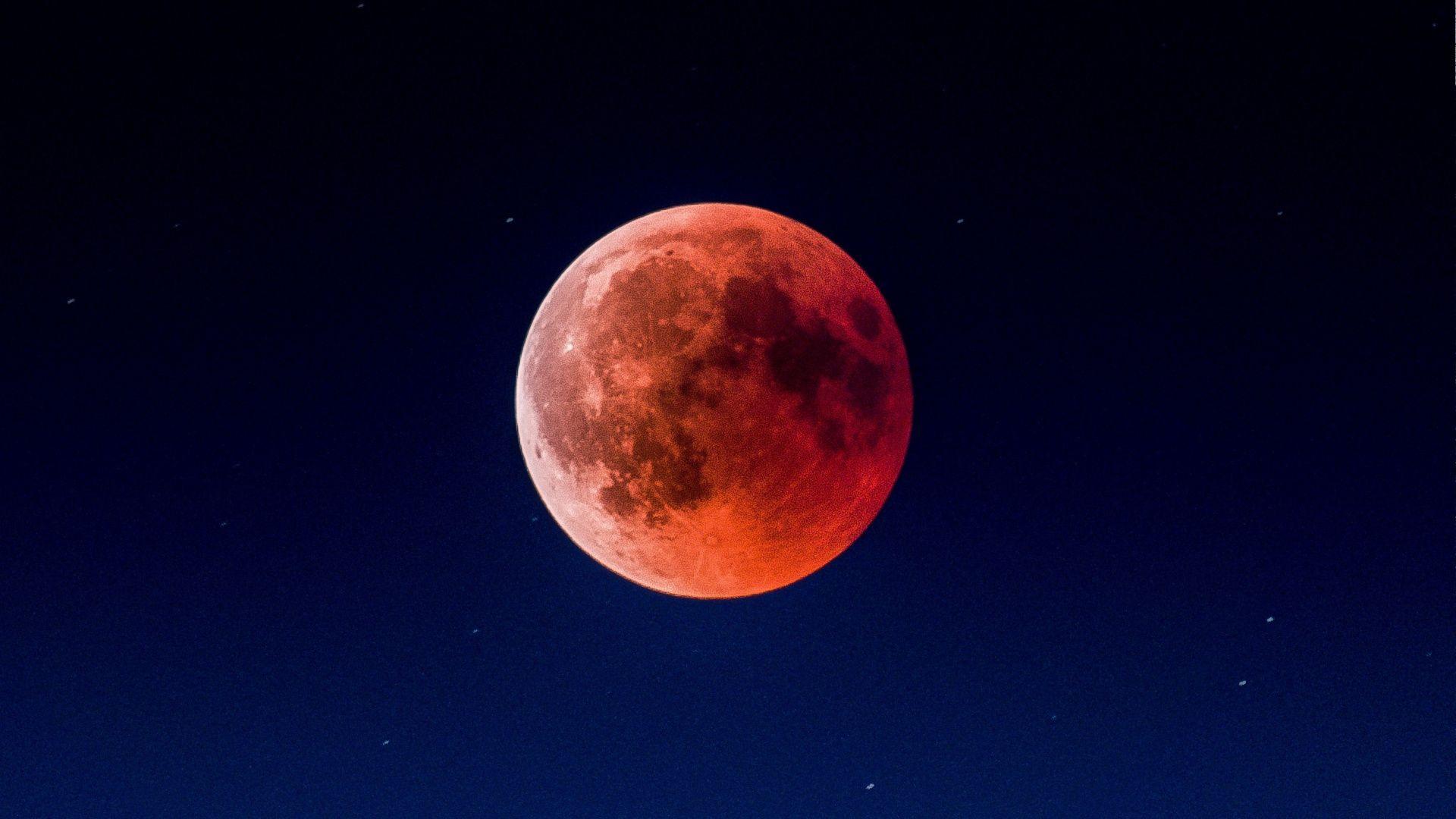 1920x1080 Lunar eclipse, Blood Moon, [1920x1080]