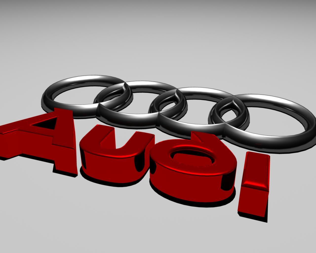 1280x1024 Description of Audi Rings Logo HD Desktop Background