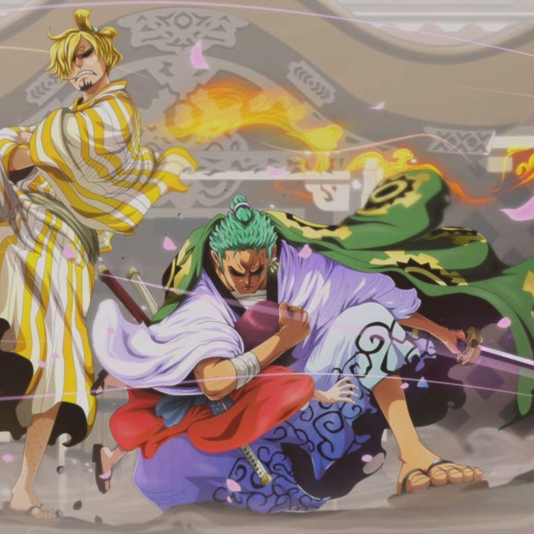 1052x1052 Steam Workshop::Zoro x Sanji Wano