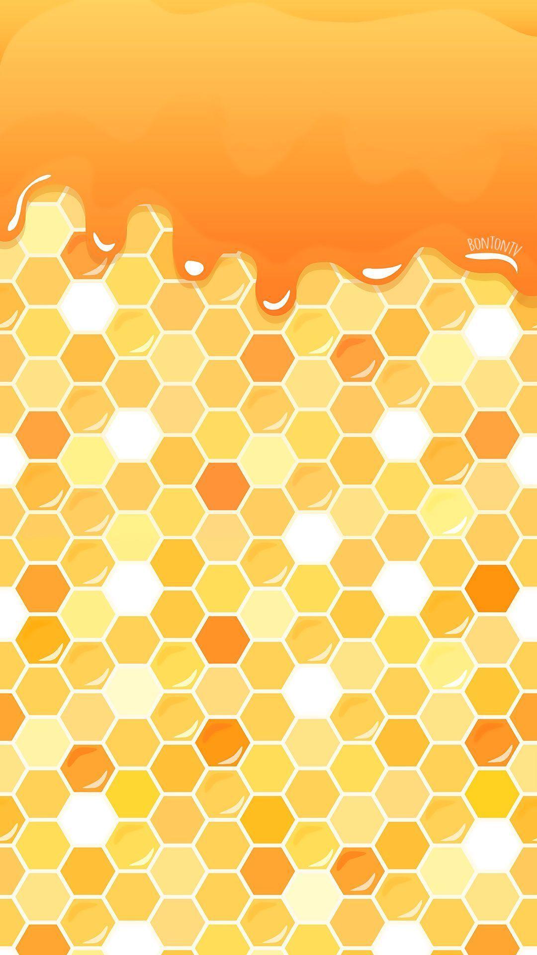 1080x1920 Cute Honeycomb Wallpaper