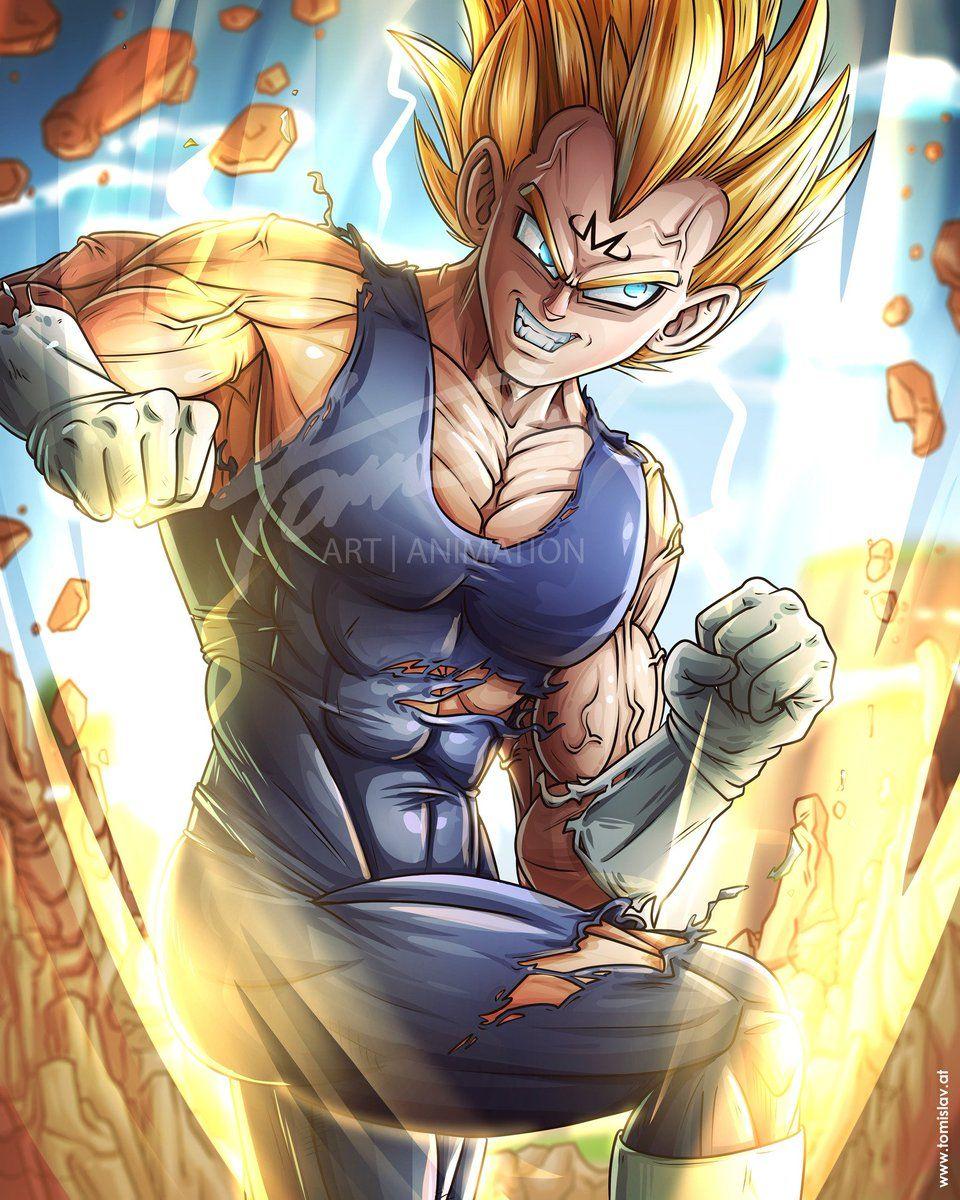 Majin Vegeta from Dragon Ball Z Dragon Ball Legends Arts for Desktop 4K  wallpaper download