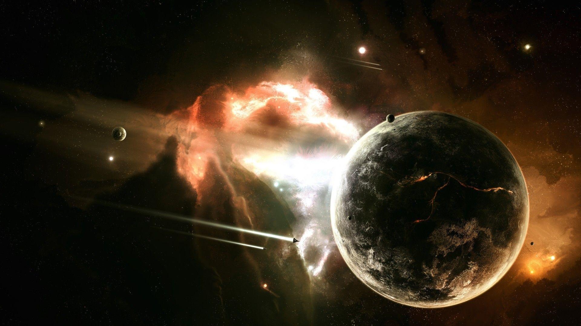 1920x1080 Spaceship Wallpaper HD