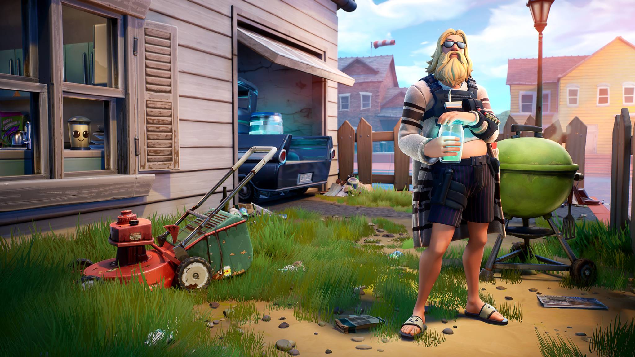 2048x1152 Relaxed Fit Jonesy Fortnite 2048x1152 Resolution Wallpaper, HD Games 4K Wallpaper, Image, Photo and Background