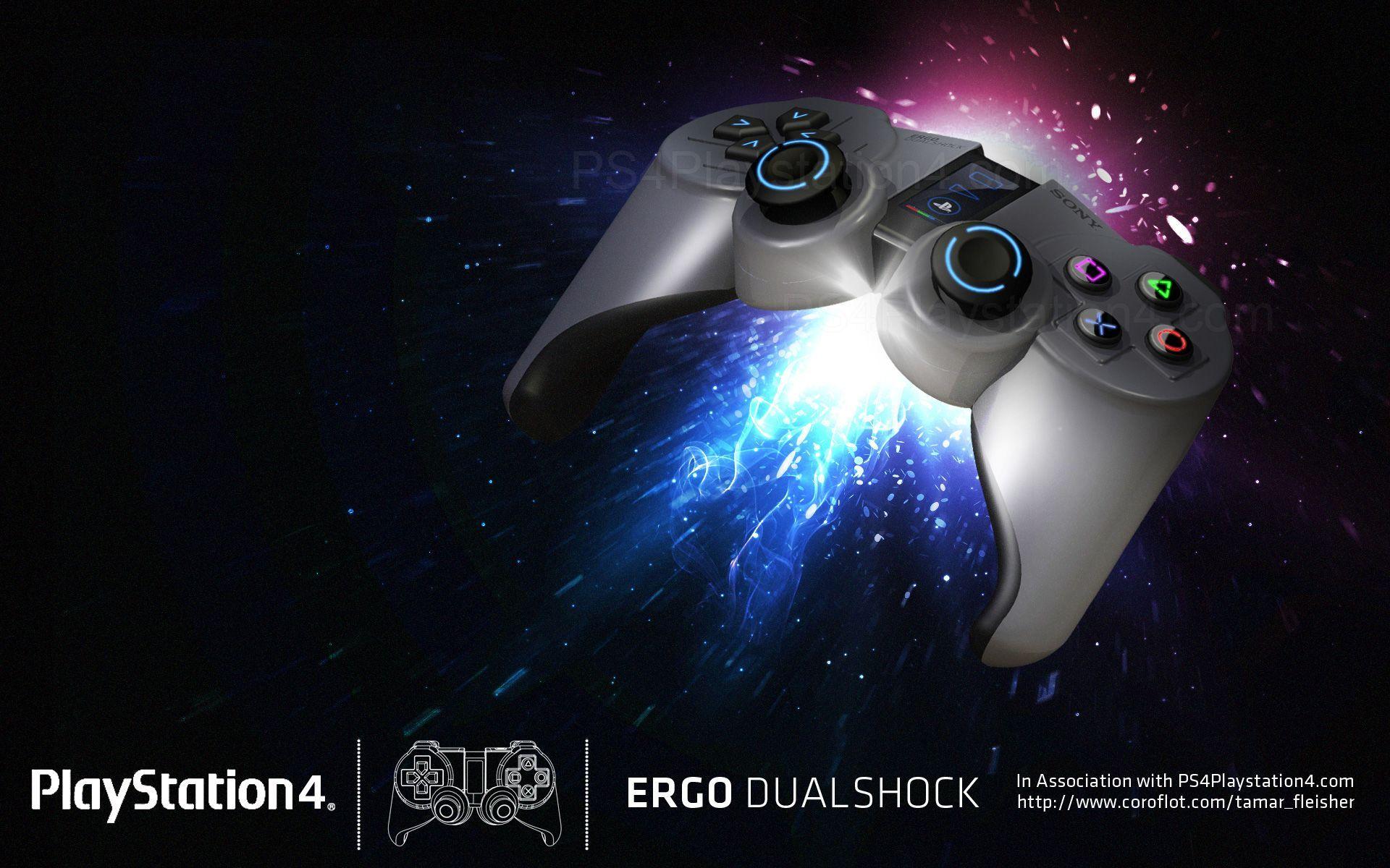 1920x1200 PlayStation Controller Wallpaper