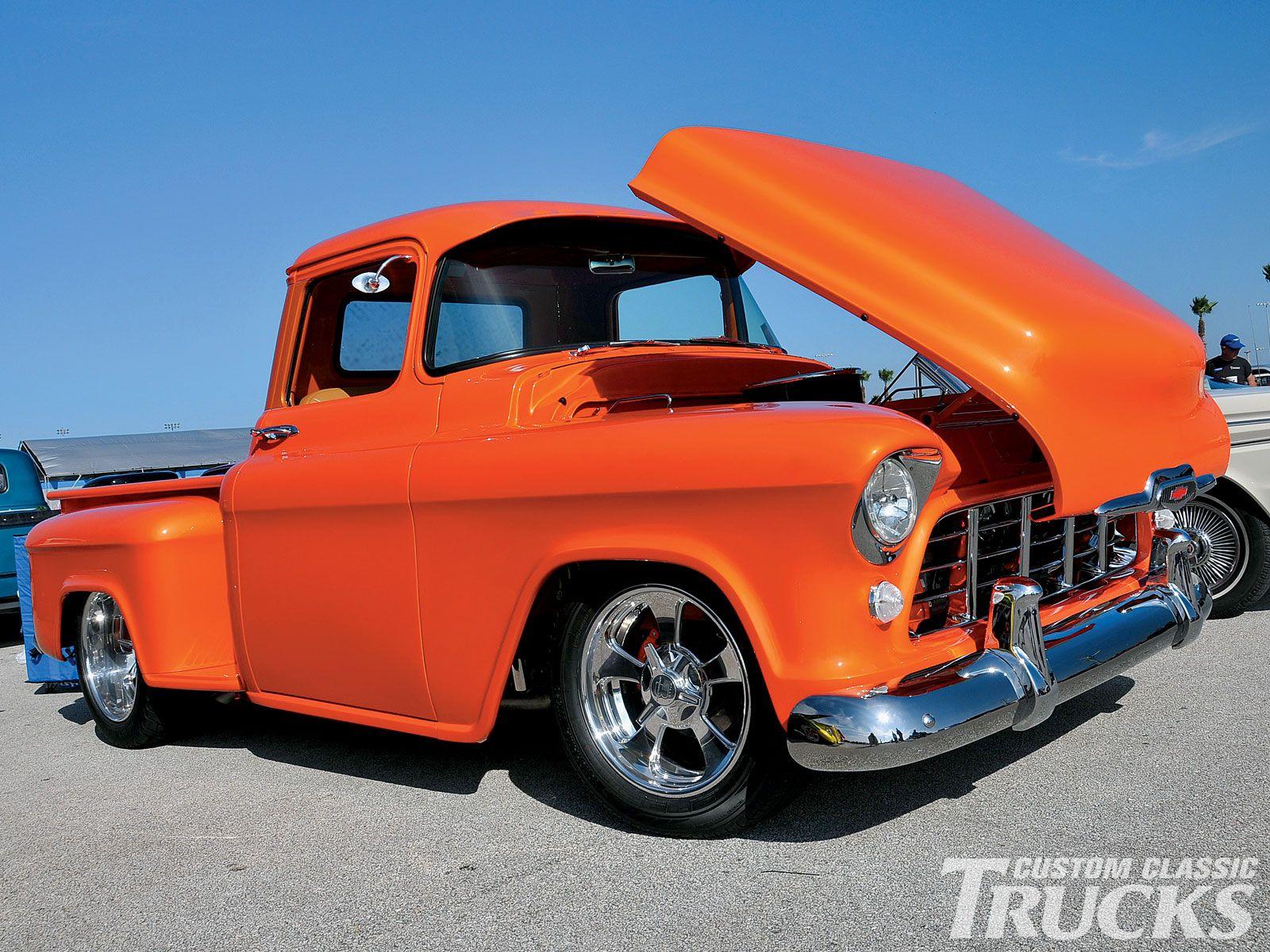 1600x1200 1230carswallpaper: Classic Chevy Pickup Trucks