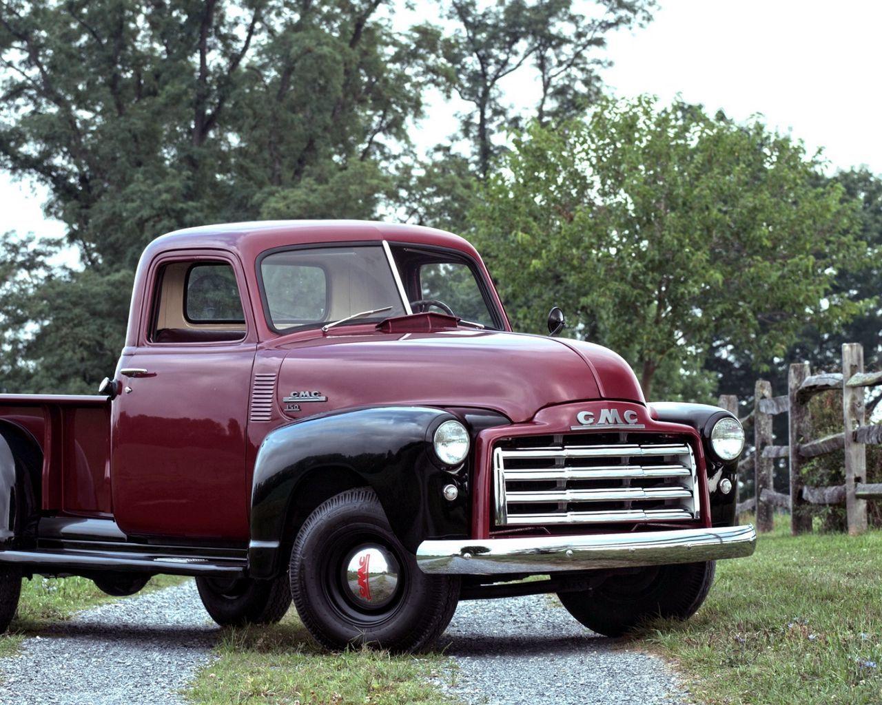 1280x1024 Download wallpaper 1280x1024 gmc, pickup, 1949 gmc, classic standard 5:4 HD background
