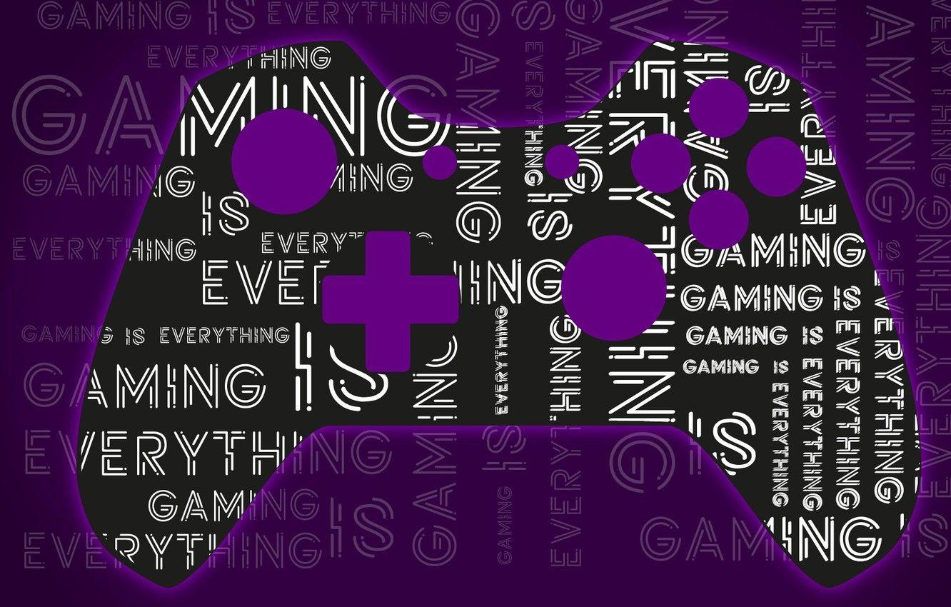 1332x850 Wallpaper Purple, Gaming, Controller, XBOX image for desktop, section разное