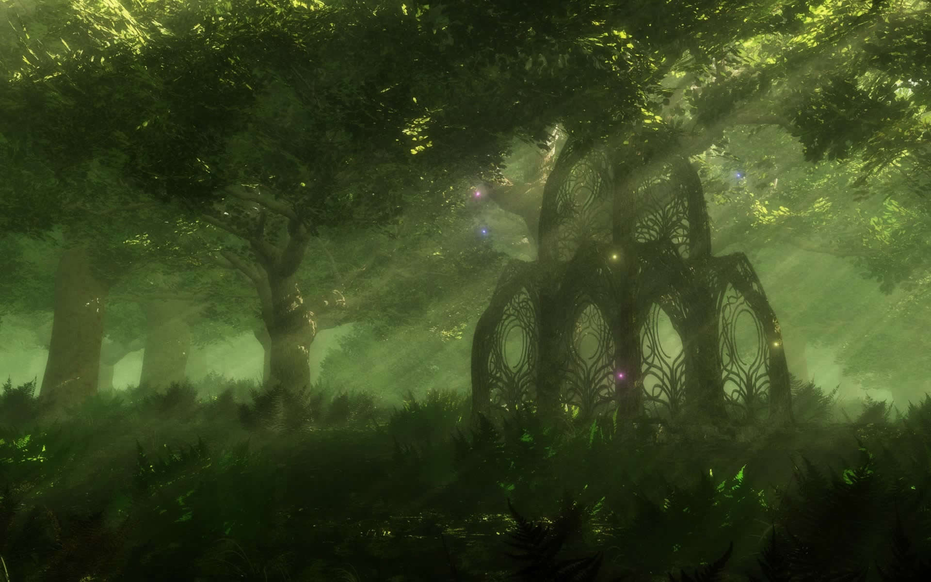 1920x1200 Fantasy Forest Wallpaper7