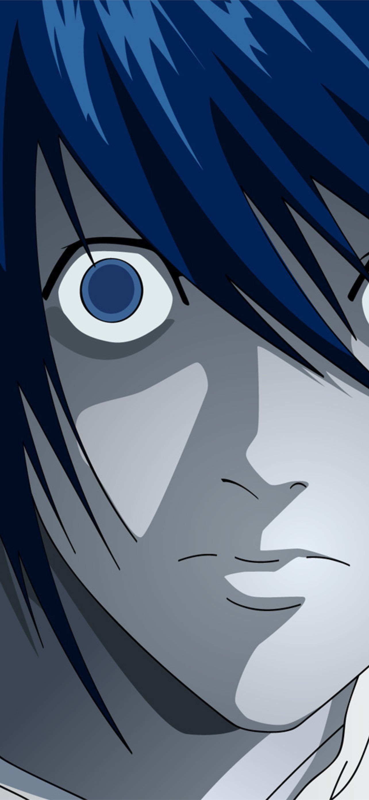 1284x2778 death note l face Samsung Galaxy Note 9 8 S9 S8 S8. iPhone Wallpaper Free Download