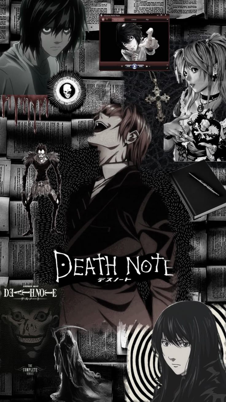 736x1308 deathnote #anime #lightyagami #l #aesthetic