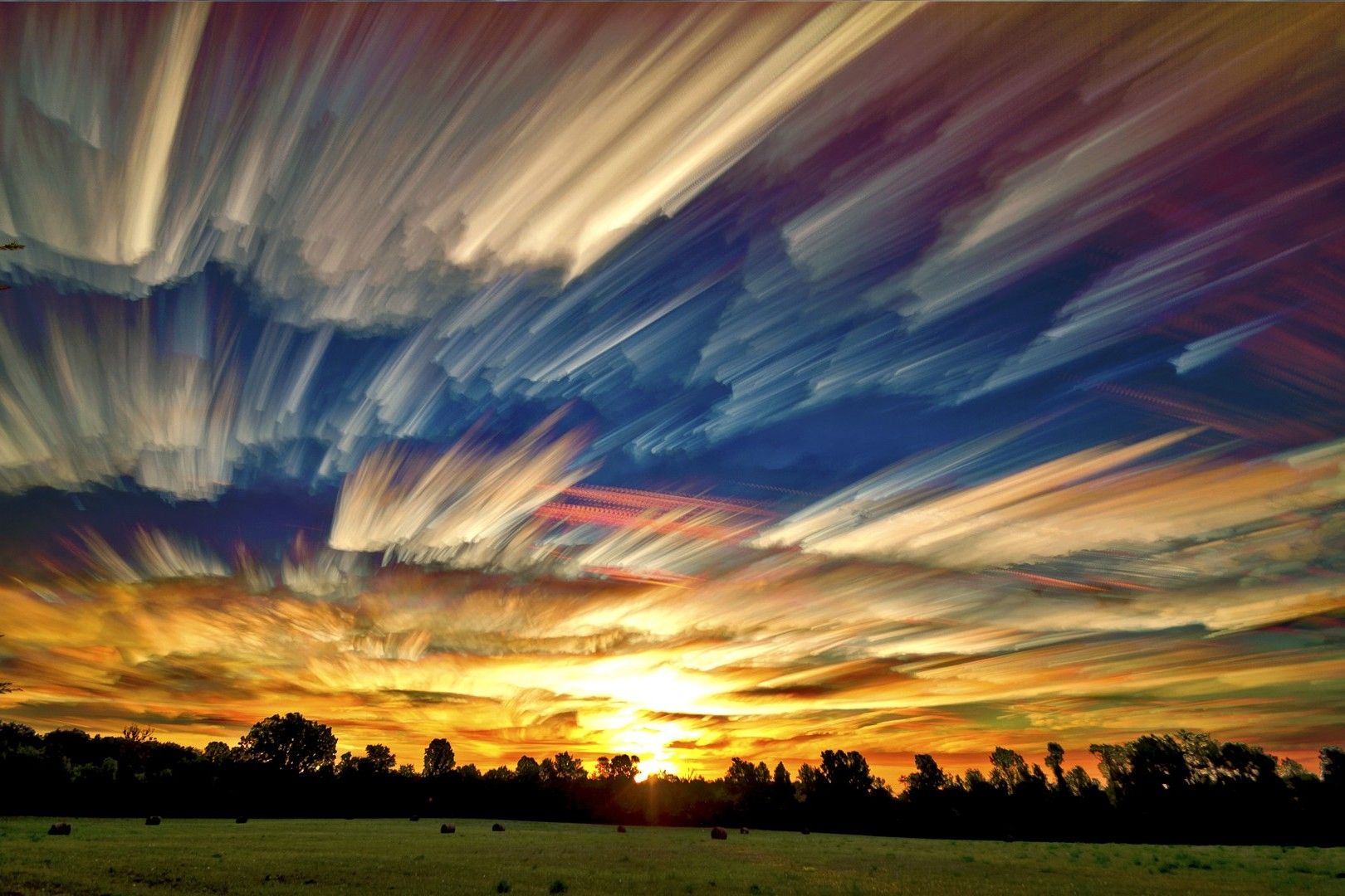1620x1080 landscape, Sky, Sunset, Photography Wallpaper HD / Desktop and Mobile Background