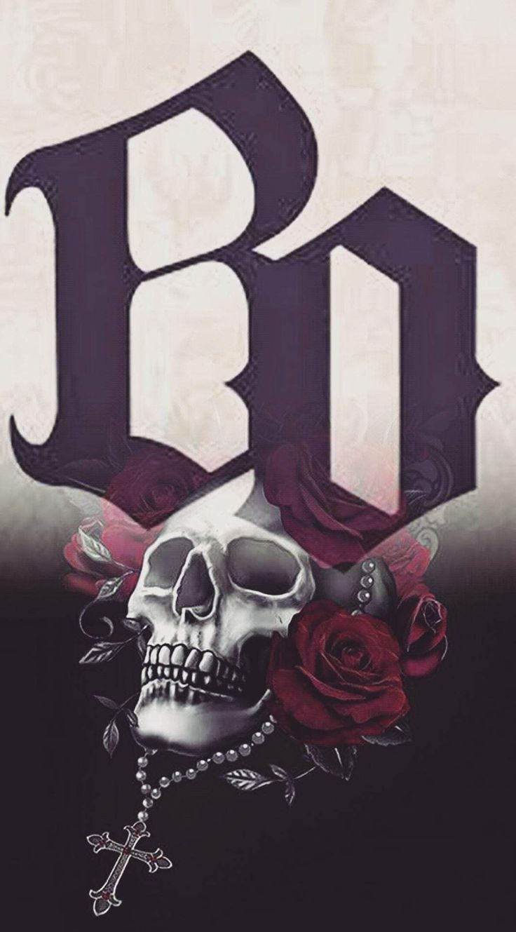 736x1329 Buchstabe B mit Rosen und Schädel. Es ist soweit onkelz tattoo, Böhse onkelz totenkopf, Böhse