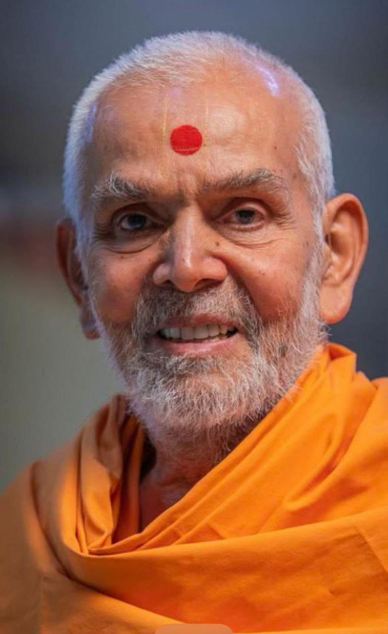 784x1280 BAPS chief Mahant Swami Maharaj honoured at International Forum on Faith for building better communities