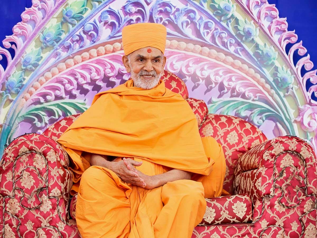 1200x900 H.H. Mahant Swami Maharaj of BAPS visiting North America to inspire devotees. Chicago, IL Patch