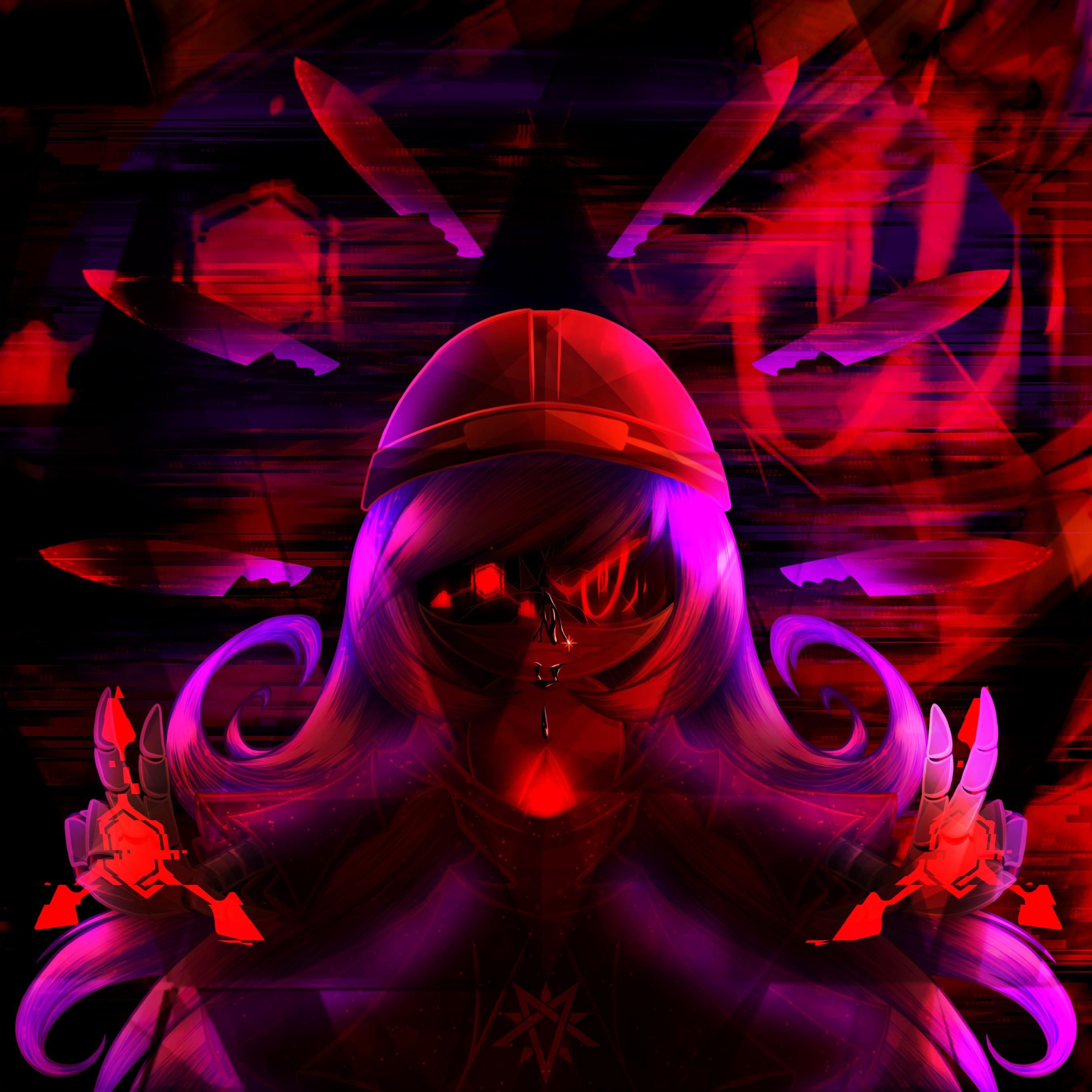 2700x2700 Doll Murder Drones Wallpaper