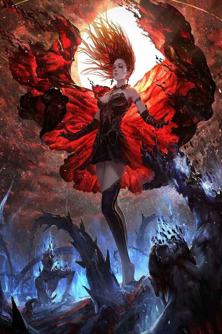735x1103 HD wallpaper: angel, cry, fantasy, girl, original, woman