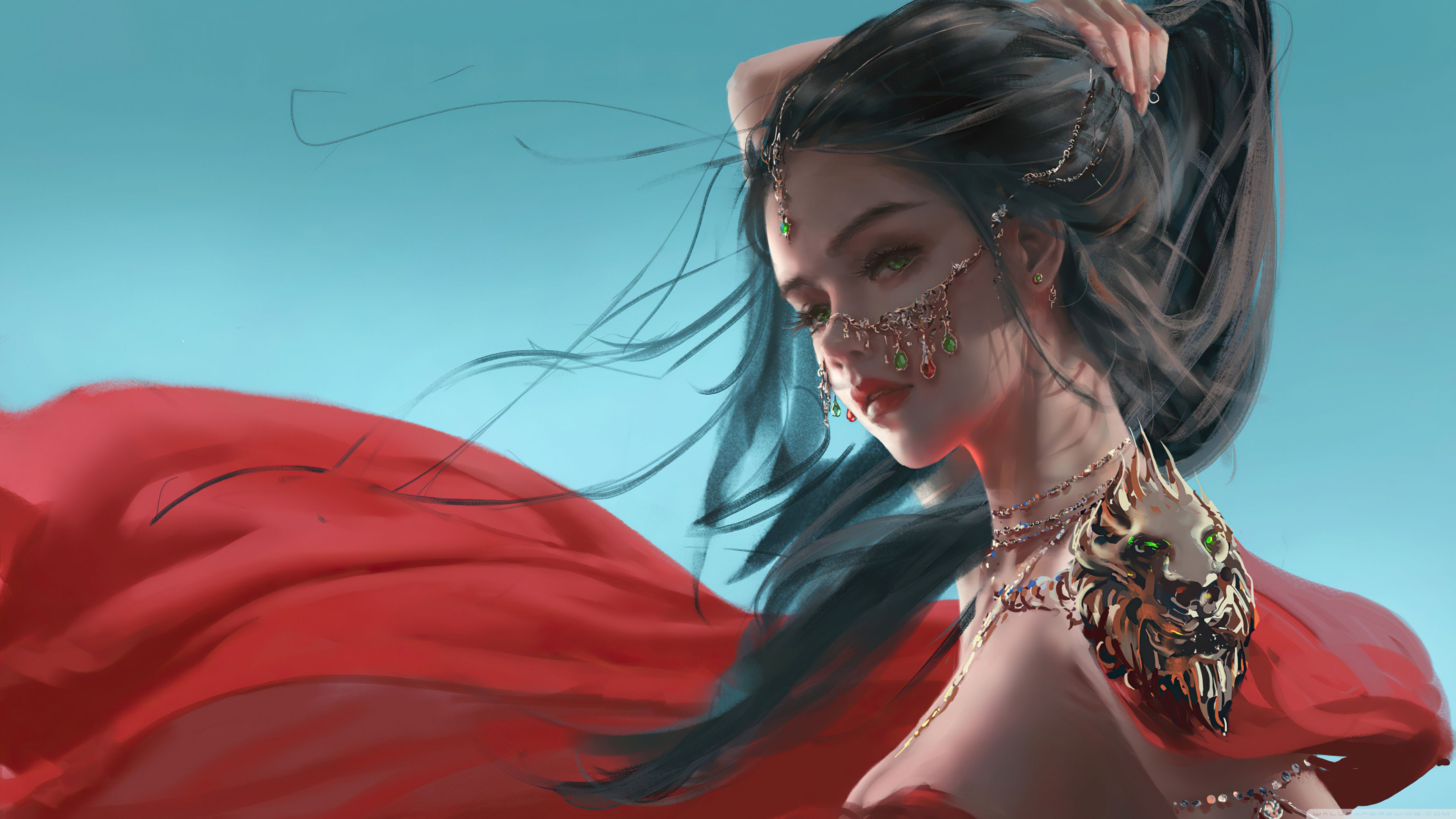 3840x2160 Fantasy Girl 4K UHD Wallpaper for UltraHD Desktop and TV : Widescreen and UltraWide Display